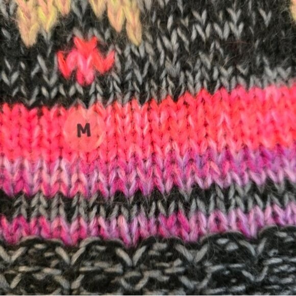 American Eagle Jegging Wool Mohair Sweater Fair‎ Isle Winter Multicolor Medium - Picture 10 of 15